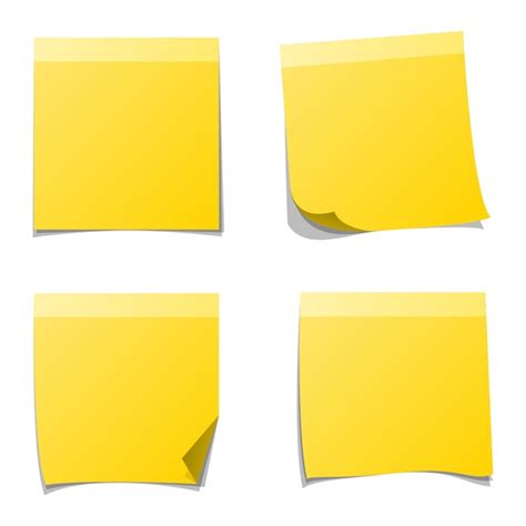 Note Sticker Premium Vector に対する画像結果