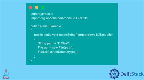 How to Remove a Folder in Java に対する画像結果