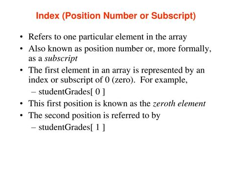 Image result for Array Elements Parts