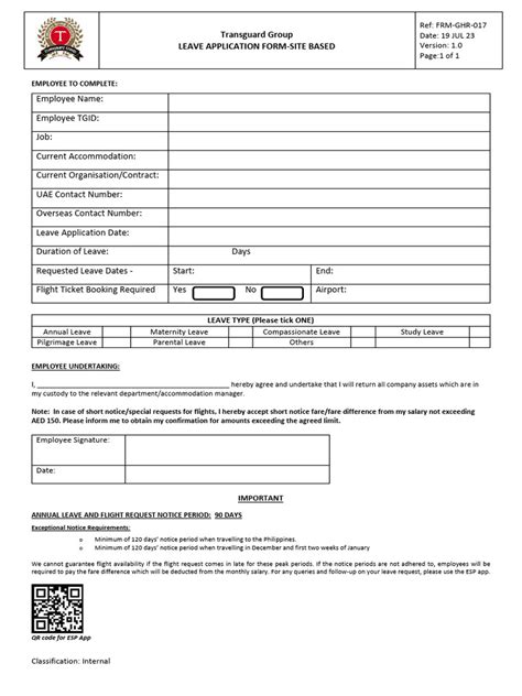 Image result for Apr Leave Format