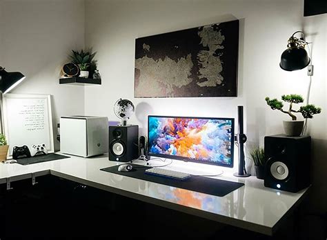 Image result for Computer Desks Setups Pinterest