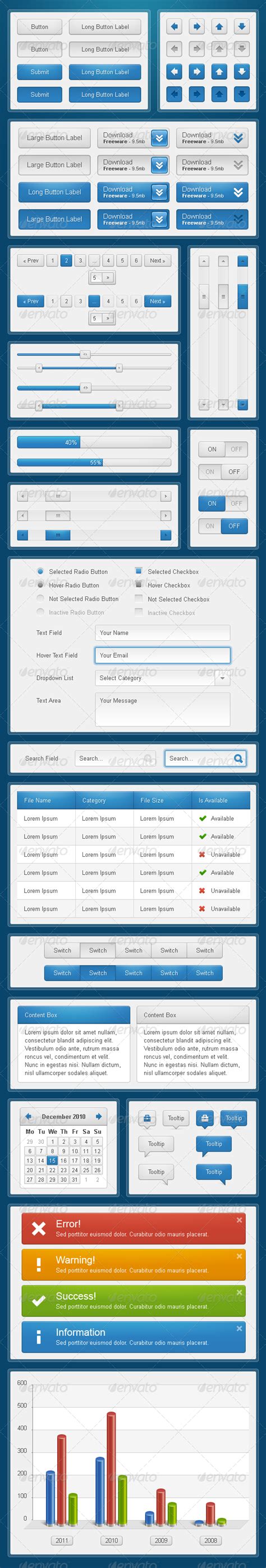 Image result for Web GUI Website Elements Pack