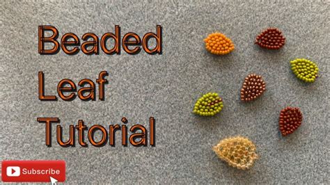 Afbeeldingsresultaten voor How to Make a Beaded Leaf