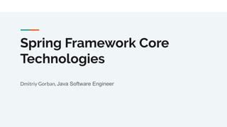 Image result for Spring Framework Core