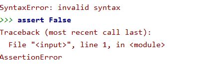 Image result for Assertion Error in Python