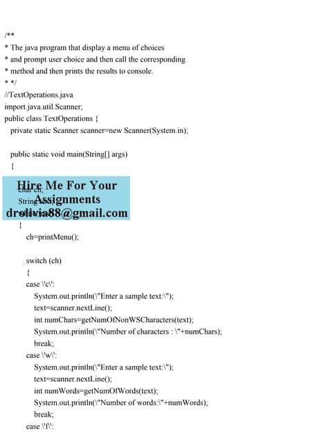 Image result for Java Menu Select Program