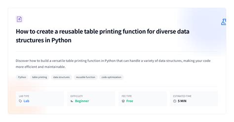 Image result for Printing Table in Python