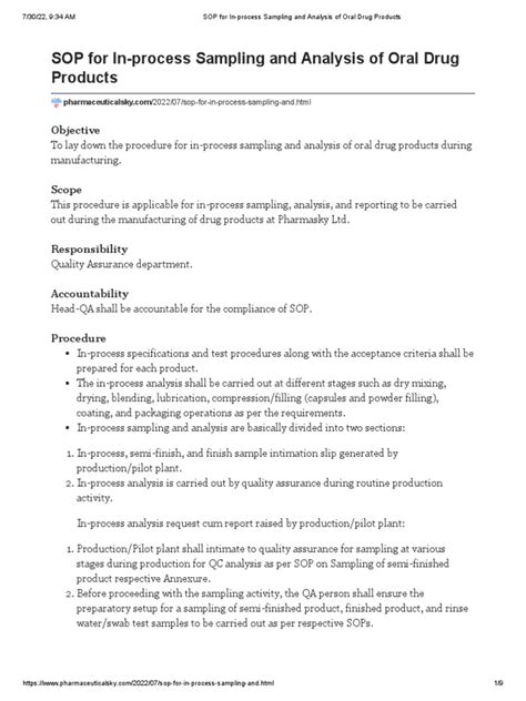 Afbeeldingsresultaten voor SOP Sampling Procedure of Routine Sample
