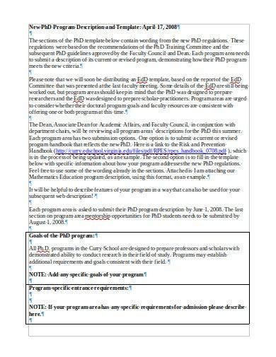 Image result for Detailed Program Sample