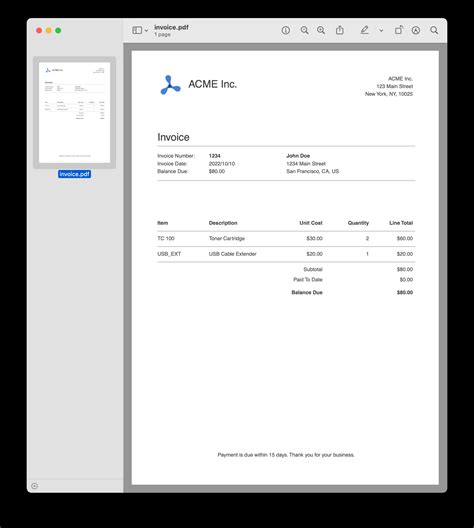 Image result for Node.js Example Invoice