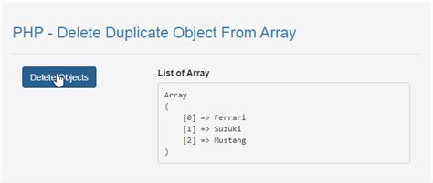 Program for Modification and Delete Arrays in PHP に対する画像結果