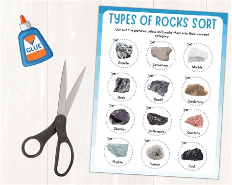 Image result for Types of Rock Sort