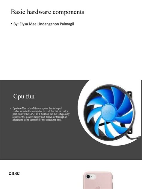 Image result for Computer Hardware Components PDF