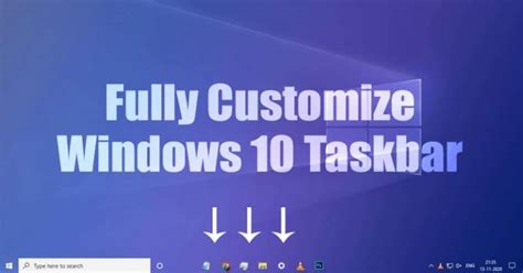 Windows How to Customize Taskbar に対する画像結果