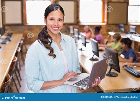 Toradh íomhá ar Computer Class Stock Images