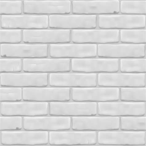 Seamless White Brick Wall Texture