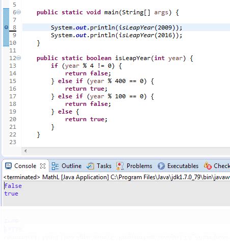 Image result for Leap Year Java Code