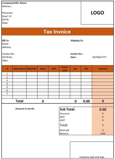 Toradh íomhá ar Bill Format in HTML