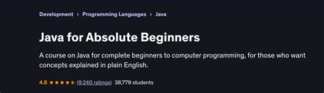 Image result for The Best Udemy Java Course