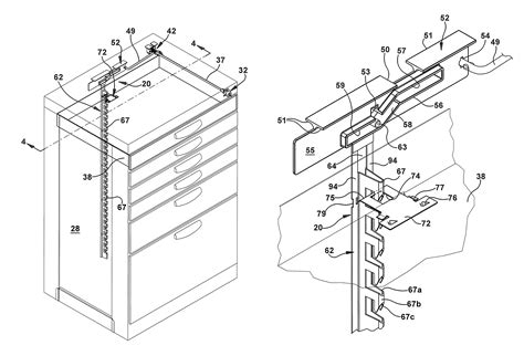 Image result for File Cabinet Lock Assembly