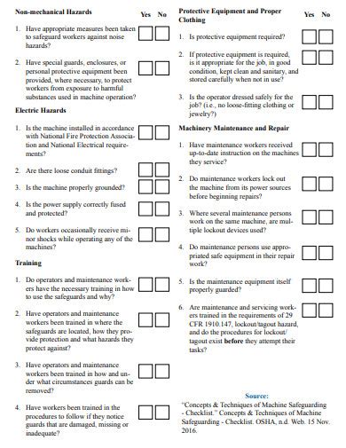 Image result for PCB Machine Maintenance Checklist