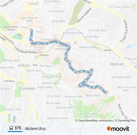 Résultat d’images pour 375 Bus Route Map