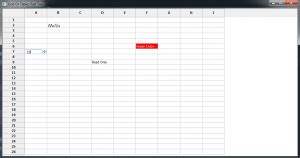 Tables in wxPython に対する画像結果