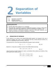 Image result for Separation Des Variables
