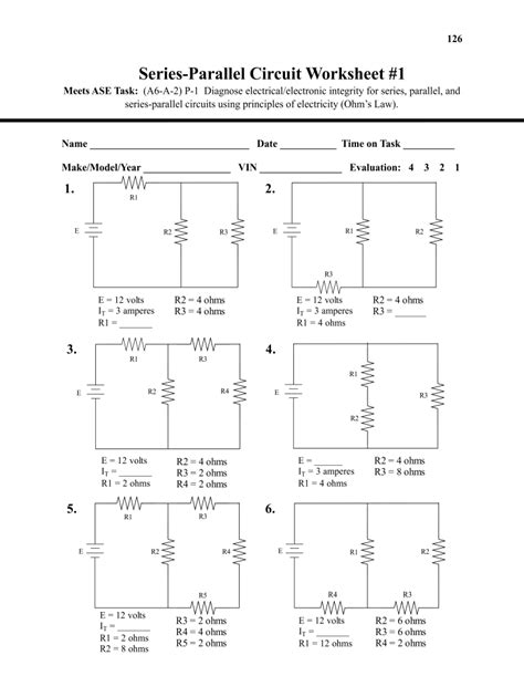 Image result for Parallel Circuit Formula Sheet