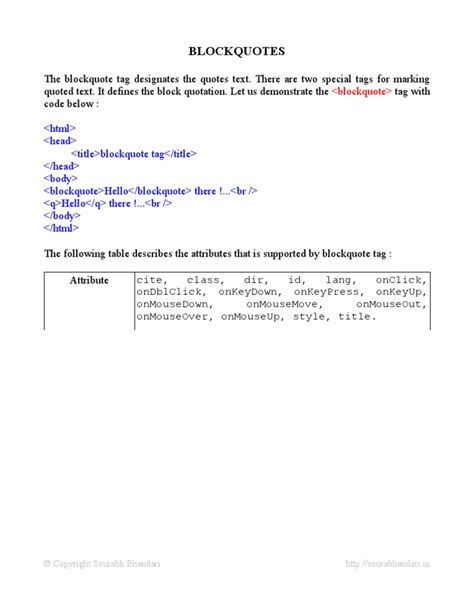 Image result for HTML Multi-Line Quote