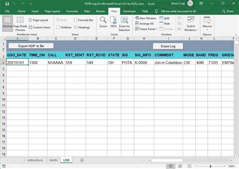 Creating a Log Sheet Excel に対する画像結果