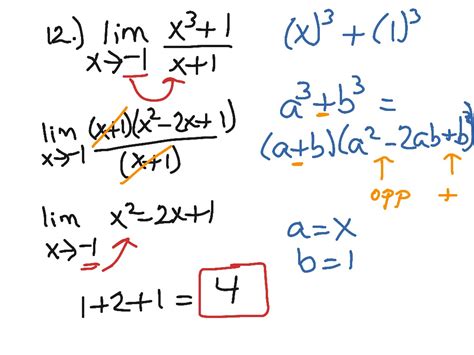Toradh íomhá ar Calc 3 Limits