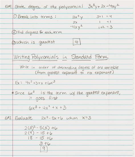 Image result for Algebra 1 Math Notes