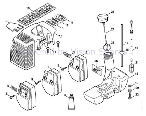Image result for Stihl FS 250 Carburetor Diagram