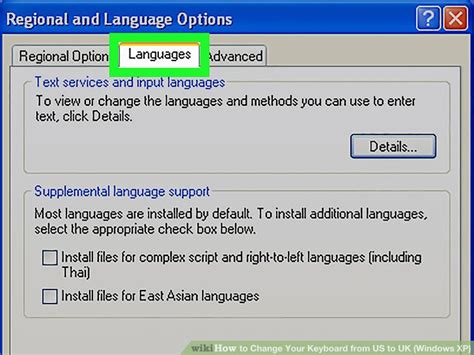 Windows XP How to Add Keyboard Language に対する画像結果