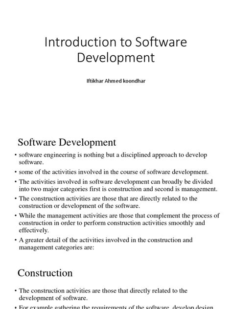 Image result for Introduction to Software Development