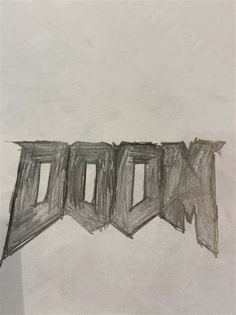 Doom Logo Drawing に対する画像結果