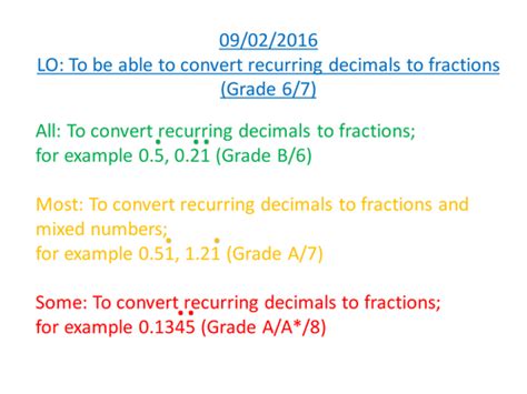 Image result for How to Work Out Recurring Decimal to Fraction
