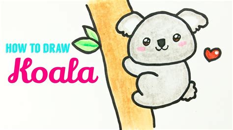 Image result for How to Color a Koala Drawing