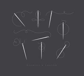 Image result for Needle Thread Scissor Patterns Vector