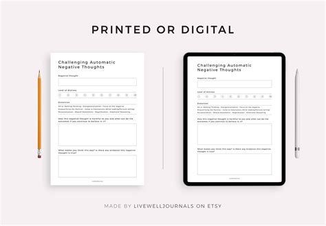 Afbeeldingsresultaten voor Automatic Negative Thoughts Worksheet