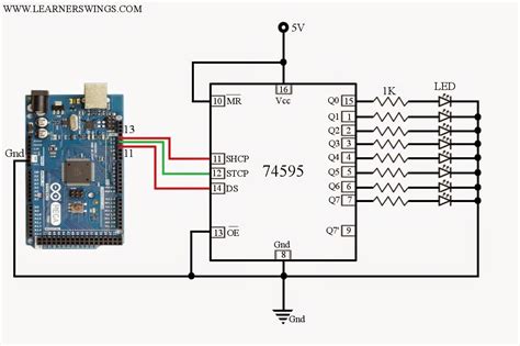 Image result for Arduino LED Cube with 74HC 595