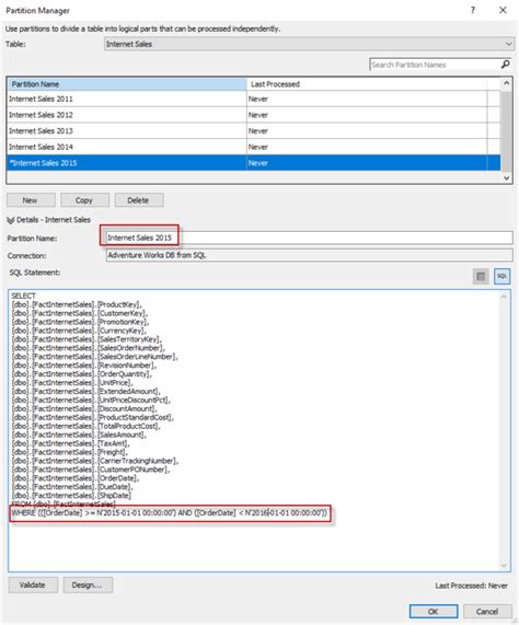 Partition Over SQL に対する画像結果