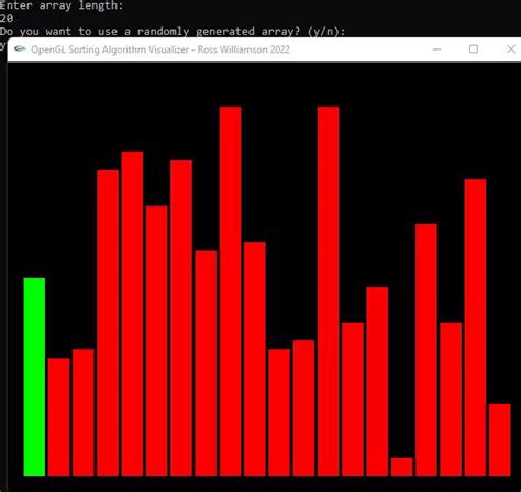 Sorting Algorithm Visualization に対する画像結果