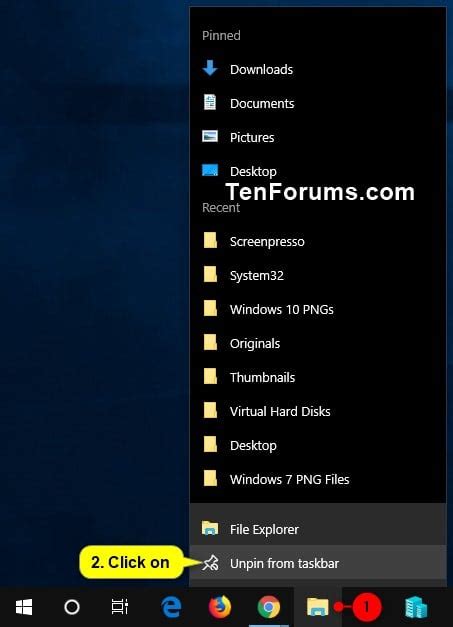 Remove Item From Taskbar Win 10 に対する画像結果