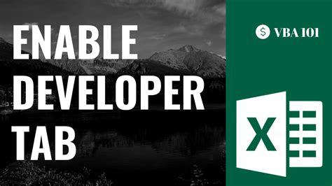 Adding Developer Tab in Excel に対する画像結果