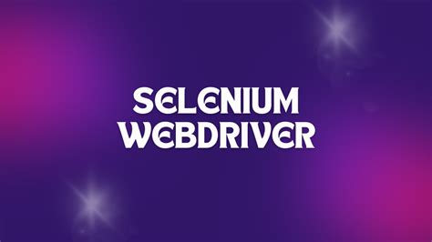 Image result for WebDriver API