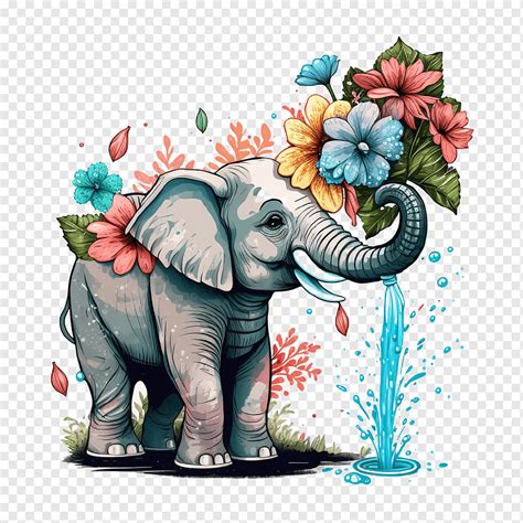 Afbeeldingsresultaten voor 3D Elephant in Water Drawing