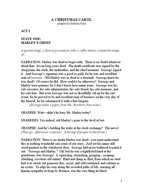 Christmas Carol Script に対する画像結果
