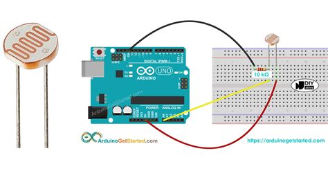 Afbeeldingsresultaten voor IC Chip Wiring Arduino Light Sensor